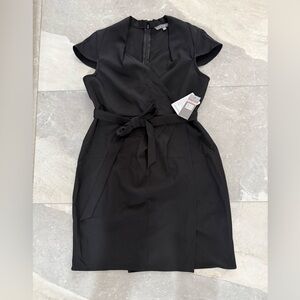 Sharagano NWT Black Belted Dress